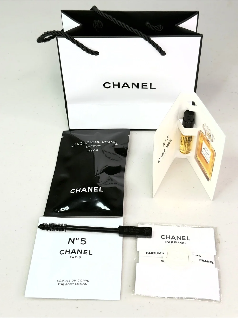 CHANEL Beauty Sample Bundle N°5 Mascara Fragrance NEW